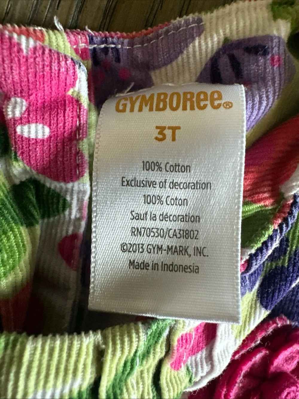 Gymboree super vibrant